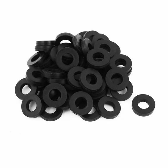 Wideskall Rubber Flat Washer Grommet 3/4" inch Pack of 90