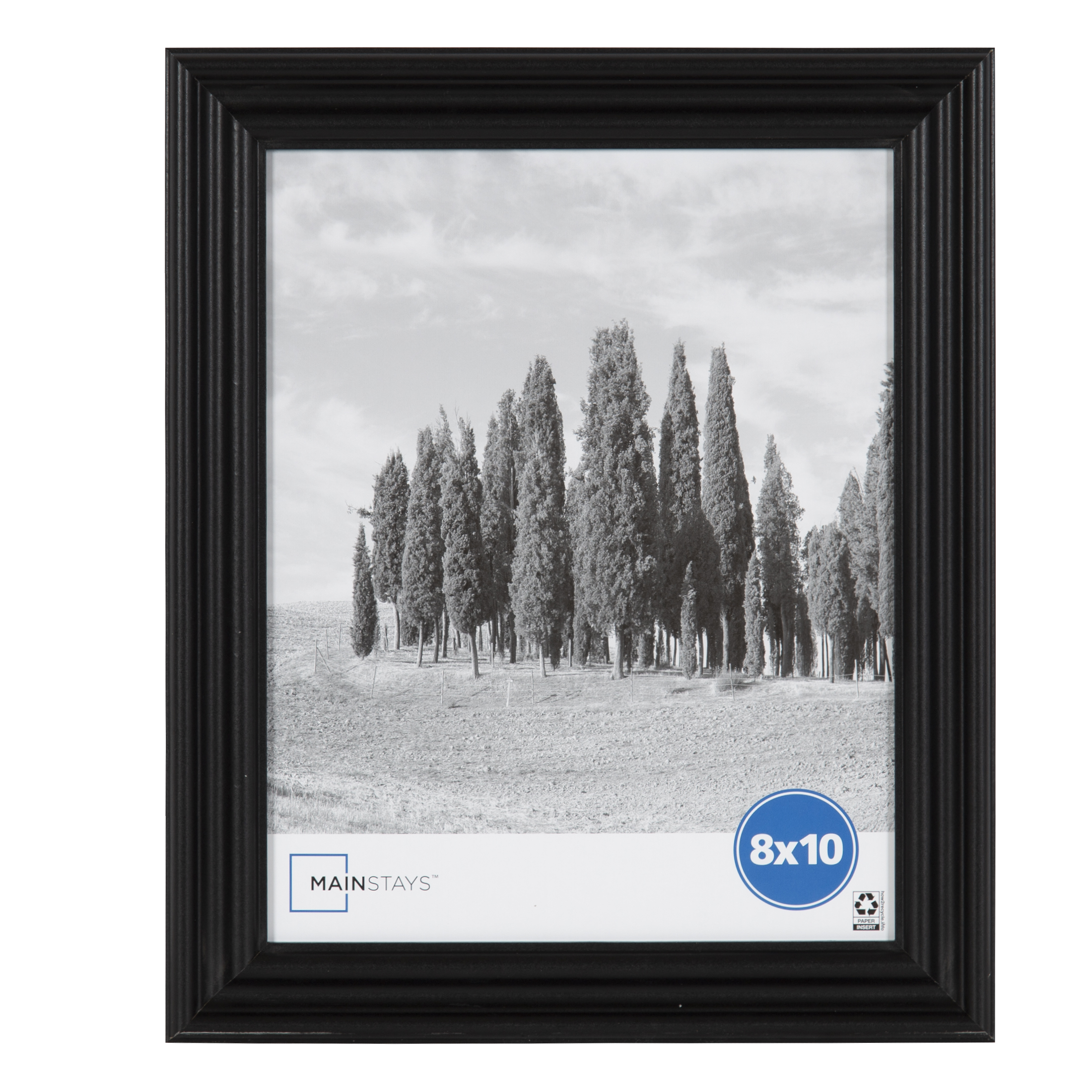 Mainstays 8x10 Traditional Picture Frame, Black photo 1