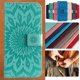 thumbnail image 2 of Funda con relieve de flores para Huawei P20 P30 P40 P50 P70 Lite Pro P Smart 2019 2020 2021 Y5P Y6P Y7P Y8P Y9A Funda de cuero con tapa para tarjetas, 2 of 5
