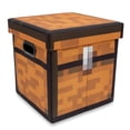 thumbnail image 1 of Baúl de almacenamiento Minecraft, cofre marrón de 33 cm con tapa, 1 of 8