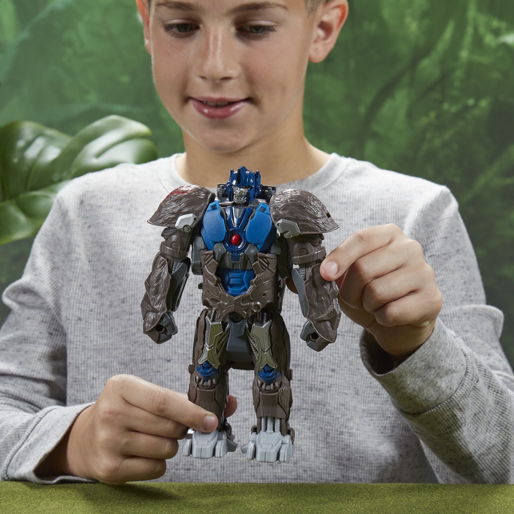 Transformers Toys Transformers: Rise of the Beasts Movie, Smash Changer Optimus Primal Action Figure