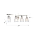 thumbnail image 2 of AC11594PN Artcraft Lighting Castara-4 Light Wall Mount-30 Inches Wide by 10.5 Inches High-Polished Nickel Finish, 2 of 2