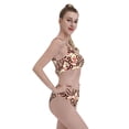 thumbnail image 4 of Salouo Snake for Women's Bikini Swimsuits Two Piece Sporty Swimsuits Low Rise Summer Beach Swim Bathing Suits, 4 of 7