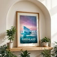 thumbnail image 5 of Greenland Vintage Travel Poster – Land of Icebergs and Wonders - Greenland Illustration Travel Poster Landscape Vintage Winter Nature Scenic Unframed Wall Art Print 5 x 7 inches, 5 of 60