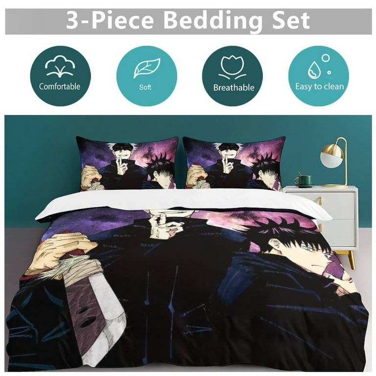 Pokemon Bed Sheets Twin Aoivkut Jujutsu Kaisen Themed Piece