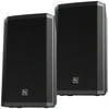 EV ZLX15P 15 in 2 Way Powered DJ PA Speakers Pair (Black)