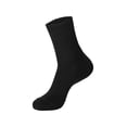thumbnail image 3 of Hanes Moves Impact Zone Men's Socks Pack, 4-Pair , Cushioned X-Temp Moisture-Wicking Black 6-12, 3 of 4