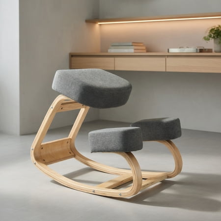 spaco ergonomic kneeling chair rocking product