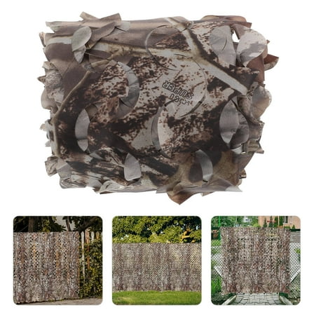 HEANUJJ Versatile Camouflage Netting Multi-Purpose Polyester Sunshade for Outdoor Use with Easy Installation
