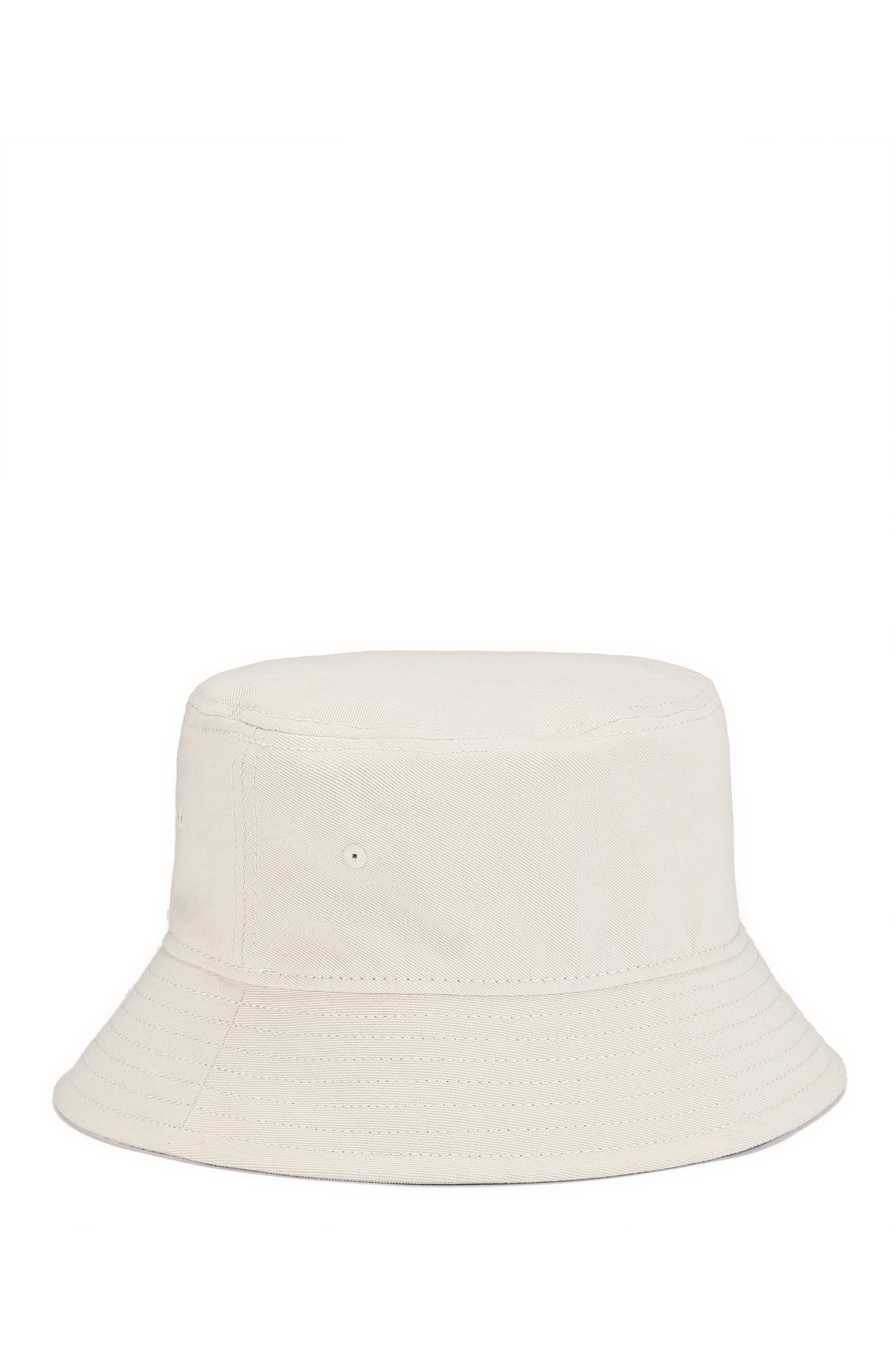 BOSS Men's Cotton Bucket Hat with Red Logo Label 