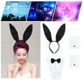 thumbnail image 4 of KAKOWELY Rabbit Costume Kit Bunny Rabbit Costume Kit for Kids Adult Halloween Easter Dress Up Cosplay Accessories Set10.24"X7.87"X0.08", 4 of 4