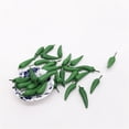 thumbnail image 4 of IMENGL Toy Kitchen Model Green 1:12 Miniature Catering Toy Vegetable 10Pcs Pepper House Simulation kitchen toy 30 Cm,Rot 10Pcs 1:12 Toy House Miniature Vegetable Green Pepper Kitchen Catering Model, 4 of 4