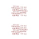 thumbnail image 1 of Inteprter 25 piezas Navidad Clips calcetines DIY copo de nieve alce Clip fotos pared lindas clavijas decoración del hogar para Año Nuevo boda Copo de nieve 1*35mm 2Conjunto, 1 of 6