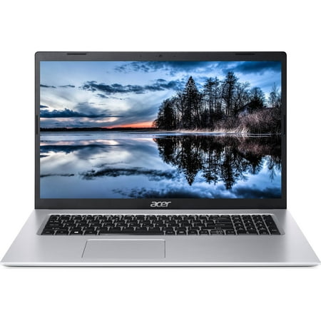 Acer Aspire 3 Laptop, 17.3'' Full HD Screen, Intel Core i5-1135G7, 8GB DDR4 RAM, 256GB SSD, Intel Iris Xe Graphics, Wi-Fi, Bluetooth, HDMI, RJ-45, Windows 10 Home, Silver