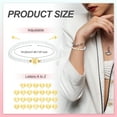 thumbnail image 2 of Pulsera Inicial de Perlas Uxcell para Mujeres, Pulseras de Letra de Perlas con Encanto de Corazón Dorado, Regalos de Cumpleaños de Moda para Mujeres, G, 2 of 7