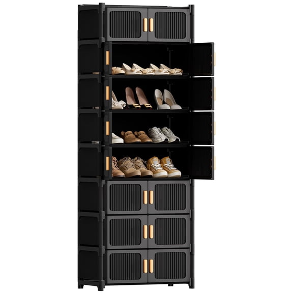 9-Tier Shoe Cabinet, 27-Pair Storage for Entryway