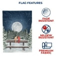 thumbnail image 4 of America Forever Flags Double Sided Garden Flag - Winter Moon - 12.5" x 18", Winter Holiday Christmas Seasonal Yard Outdoor Decor Flags, 4 of 6