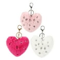 thumbnail image 4 of HOMOBABE 3-Piece Shaped Keychain Set with Soft Polyester and Alloy Metal Accessories, 4 of 8