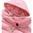 thumbnail image 4 of Babcutegg Kid Girls Jackets Feather Weight Hoodless Soild Color Clothes for Kids Pink, 4 of 9