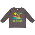thumbnail image 3 of Inktastic I Love St Lucia Boys or Girls Long Sleeve Toddler T-Shirt, 3 of 5
