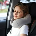 thumbnail image 6 of Memory Foam Neck Pillow with 360-Degree Head Support Lightweight Comfortable Travel Airplane Pillow with Storage Bag for Sleeping, Traveling,Car, Train, Bus and Home Use, 6 of 16