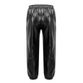thumbnail image 3 of Runhomal Girls Cargo Pants for Kids Loose Streetwear Metallic Hip Hop Dance Cargo Jogger Pants Black 16, 3 of 5
