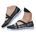 thumbnail image 2 of ibiyuan Orthopedic Sandals for Women Adjustable Upper Walking Shoes Women Mesh Knitted Walking Anti-Skid Womens on Sneakers Soft Hands-Free Womens Mary Jane Shoes Soft Shoes, 2 of 8