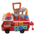 thumbnail image 1 of Minkissy 1 Set Wooden Tool Bench Multi for Hand Eye Coordination Training for Early Education, 1 of 7