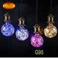 thumbnail image 3 of LINLIN LED G95 Vintage Filament Light Bulb, E27 3W 300LM Antique Globe Edison LED Starry Bulb Firework Industrial Spiral Design Light for Home Festival Decorative AC85-265V, 3 of 8