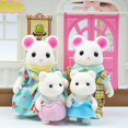 thumbnail image 1 of Familia de animales del bosque 1/12, muebles para casa de muñecas, dormitorio, cocina, baño, juego de simulación en miniatura, accesorios para muñecas, juguetes para niñas, 1 of 5