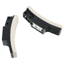 LOLIPPYY 2-Pack Indoor Exercise Bike Brake Pads Black Washable Cycling Replacement Brake Pads