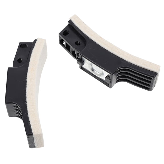 LOLIPPYY 2-Pack Indoor Exercise Bike Brake Pads Black Washable Cycling Replacement Brake Pads