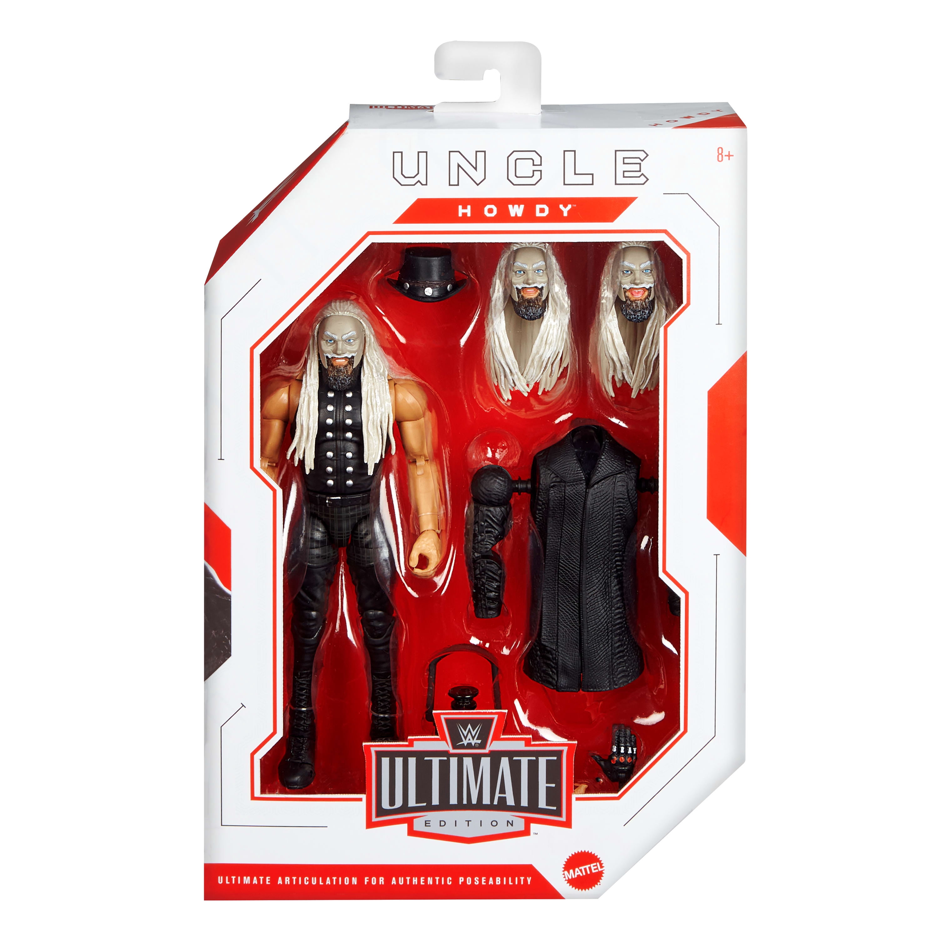 WWE Ultimate Edition Uncle Howdy Action Figure & Accessories Set, 6-inch Collectible Superstar