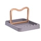 thumbnail image 5 of Billuyoard Soporte para ollas, soporte organizador duradero, cubierta extraíble y tapa para soporte de cuchara y organizador de tapa de olla para gris 2piezas, 5 of 6