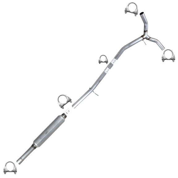 Northeastern Exhaust | Stainless Steel Resonator & Y-Pipe Exhaust System Kit Fits Ford Explorer 2011–2018 3.5L SUV – Direct Fit