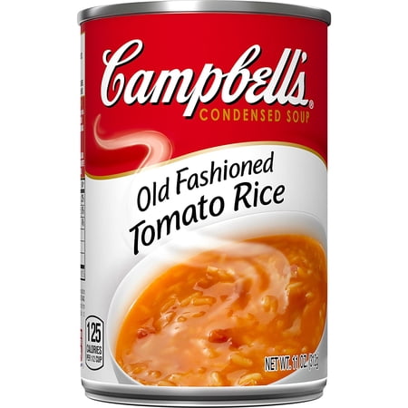 Campbellsandnbsp'Condensed Old-Fashioned Tomato Rice Soup  11 oz. Can (Pack of 12)