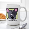 thumbnail image 6 of CafePress - Anime Blue Heeler Large Mug - 15 oz Ceramic Large White Novelty Mug, 6 of 6