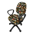 thumbnail image 2 of ZUXONGSY Mushroom Flower Office Chair Cover 2 Packs Mid Back Chair Covers Skin Friendly High Back Computer Chair Cover Easy to Install Furniture Protector Home Furnishing Decoration, 2 of 7