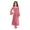 Pink, variant on Doomiva Kids Girls Medieval Princess Halloween Dress-up Renaissance Velvet Bell Sleeve Maxi Dress Maiden Robe Gown Red 6