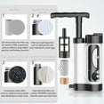 thumbnail image 4 of Tomshine Water Purification System for Survival - Lightweight Hand-Pump Portable Water Filter for Backpacking Hiking Camping Water Filtration,White, 4 of 7