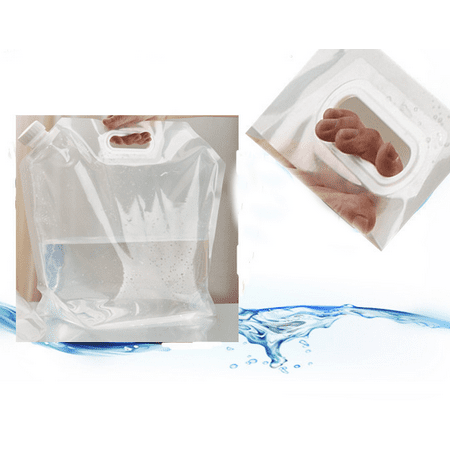 10l Water - 10L Folding Collapsible Water Container Bucket Storage Lifting Bag for Outdoor Camping Hiking, Portable Water Bag, Water Bag