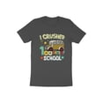 thumbnail image 6 of I Crushed 100 Days of School Bus Gift Idea Student Teacher T-Shirt Funny 100 Days of School Bus Fun Gift Presents Tshirt, 6 of 10