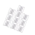 thumbnail image 1 of 10 Sets BIKINI CLIPS Hook & Snap Bikini Accessory Metal Strap Bra Fastener Swimwear 14.7mm, 1 of 9
