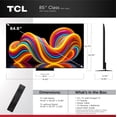 thumbnail image 3 of TCL 85” QM7L Series SQD-Mini LED QLED Smart Google TV (NEW 2026) - TCL Deep Color System with Super QLED, Up to LD2100 Precise Dimming Series, Up to HDR3000 Peak Nits, Bang & Olufsen Audio - 85QM7L, 3 of 25