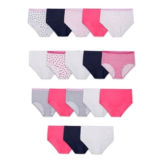 Fruit of the Loom Girls Assorted Cotton Bikinis Multi Pack - Walmart.com
