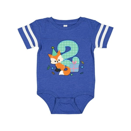 

Inktastic Im 2 Years Old With Fox Gift Baby Boy or Baby Girl Bodysuit