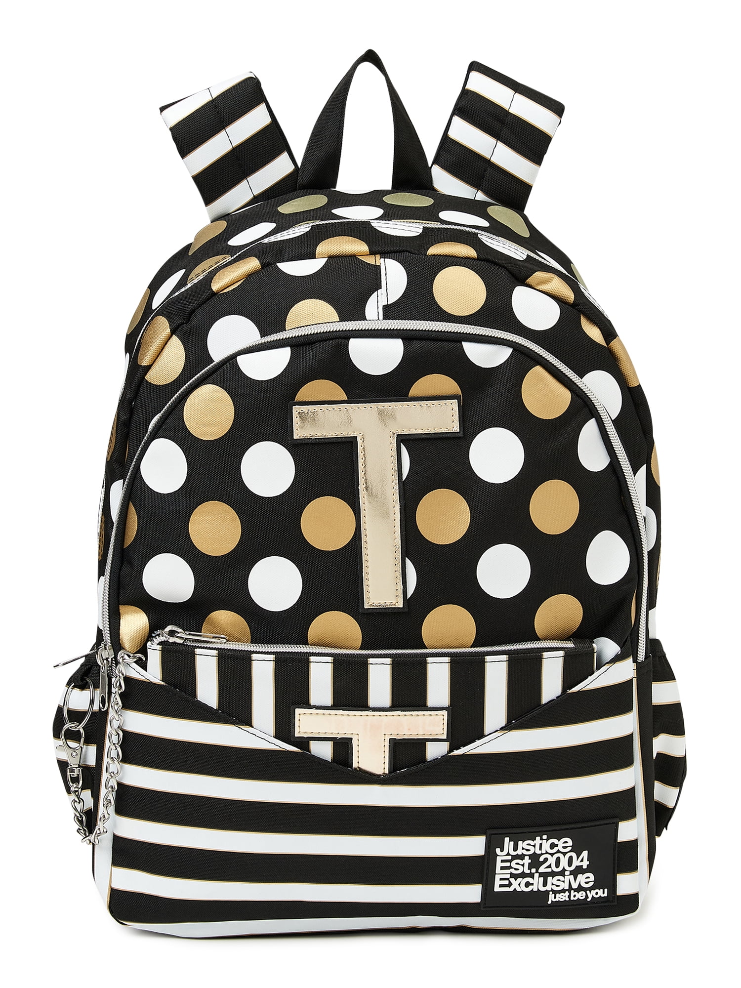 Mutuo Gángster Zanahoria Justice Kids Initial T Backpack - Walmart.com