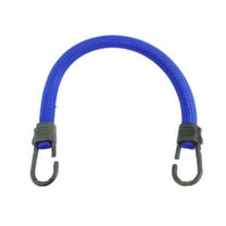 SuperBungee Cord - 12-inch Body (18" incl Hooks) Stretches to 6FT with Steel-Core Molded Hooks