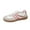 WhitePink, variant on BERANMEY Women's Retro Fashion Sneakers Comfortable Casual Anti Slip Platform Low-Top Sneakers Lace Up Memory Foam Tennis Walking Skate Shoes