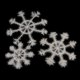 thumbnail image 1 of Decoración Clásica Del Partido Del Festival De Navidad Ornamentos Bncos Del De Nieve Colcomx copos de nieve, 1 of 5